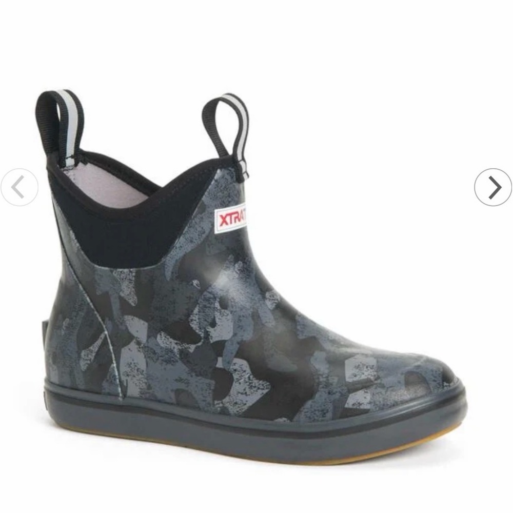 XTRATUF Women's Ankle Rain Boot - Black Camo